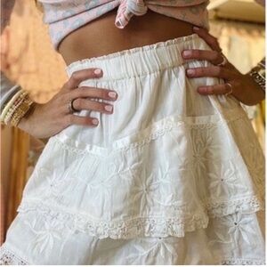 LoveShackFancy Tully Skirt